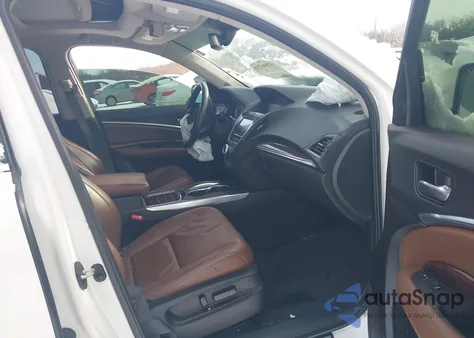 2017 Acura Mdx Technology Package z USA, uszkodzony, nr VIN 5J8YD4H58HL000886